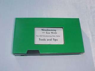 Tom Wolfe Woodcarving VHS Tape   TOOLS and TIPS  
