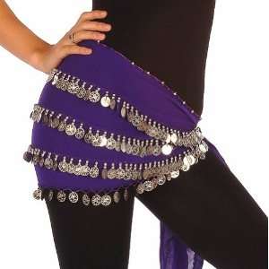  Wholesale Lots of 10 Chiffon Belly Dance Hip Scarf (Model 