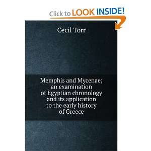  and its application to the early history of Greece Cecil Torr Books