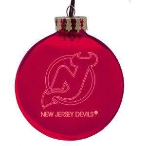  New Jersey Devils 4 Laser Etched Ornament Sports 
