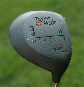 TaylorMade System 2 Midsize 15º 3 Wood Stiff Steel  