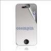3X Mirror Screen Protector Film Cover for Apple iPhone 4 4S NEW  