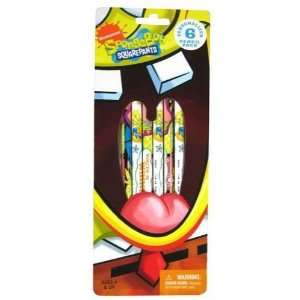  Sponge Bob 6Pk Pencil On Reverse Blister Case Pack 48 