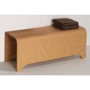 Whitehaus Collection AEB Aeri Wood Stool Furniture 