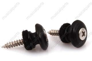 Black PAIR GUITAR STRAP BUTTONS/ FIT GIBSON ETC NO：403