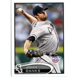   John Danks Chicago White Sox (ENCASED MLB Trading Card) Sports