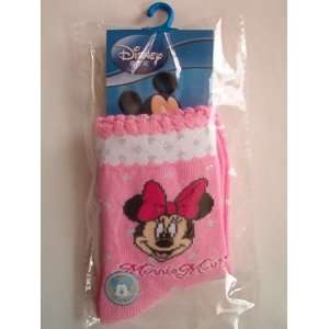  Disney Minnie Socks, Pink/White, 16 18 cm 