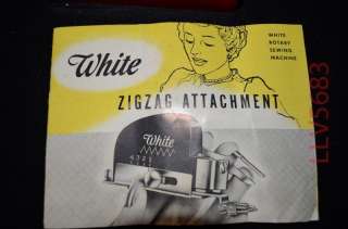 White Geist ZigZag Attachment 4321  