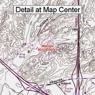USGS Topographic Quadrangle Map   Murrieta, California (Folded 