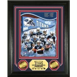 Tennessee Titans 08 AFC South Division Champions 24KT 