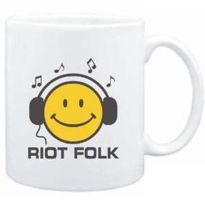  Mug White  Riot Folk   Smiley Music