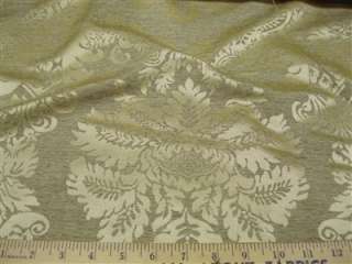 Fabric Jacquard Drapery Champagne Floral A360  