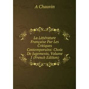   De Jugements, Volume 1 (French Edition) A Chauvin  Books