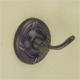   Chenille Twin Robe Hook in Burnished Bronze 4655 011296046559  