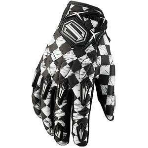  Shift Racing Stealth Gloves   2X Large/Black Checker Automotive