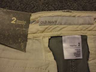 NWT Old Navy The Perfect Khakis Low Rise Boot Cut Trouser Stretch 