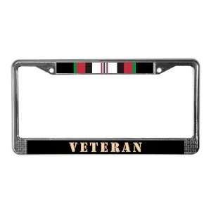  Afghanistan War Veteran Military License Plate Frame by 