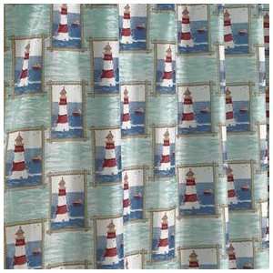  Lighthouse Fabric Shower Curtain 
