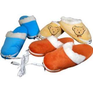 usb heating slippers bear design a great gift for winter