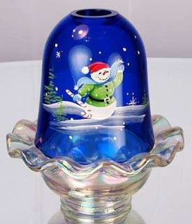   fairy light on cobalt blue glass the fun spirit of winter is enhanced