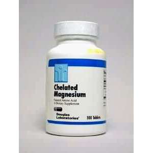  Douglas Labs   Chelated Magnesium 100 mg 100 tabs Health 