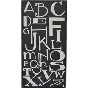  Whimsical Alphabet Wall Sign