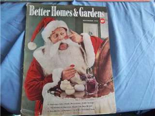 Vtg Christmas Mags Ads Santa 48Am Home 69Ideas 39BHG  