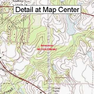   Map   Americus, Georgia (Folded/Waterproof)