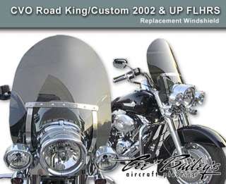   FLHRS Road King Custom 18 2002 UP Clear Windshield Screen  