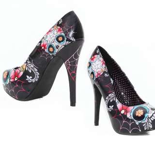 These gorgeous shoes have a one inch platform, 5 inch heel.