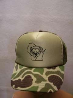   Deer Hunters Inc.Camouflage Mesh Snapback Cap/Hat NEW Hunting  