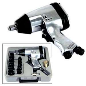   Air Impact Wrench With Case and 10 Impact Sockets Automotive