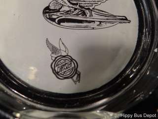   Chrysler DETROIT AUTO Dealership Glass STAR Ashtray Gazelle  