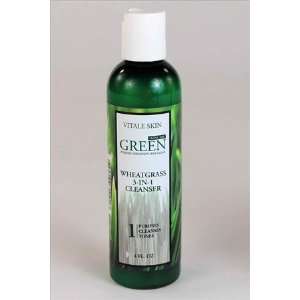 Wheatgrass 3 In 1 Cleanser by Vitale Skin Care   4 Oz   Wheat Grass 
