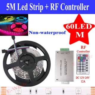 5M 60Leds/M RGB 5050 SMD Strips + 28Key RF Controller  