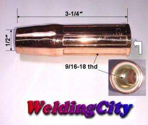 Nozzles 23 50 1/2 for Tweco Lincoln MIG Welding Guns  