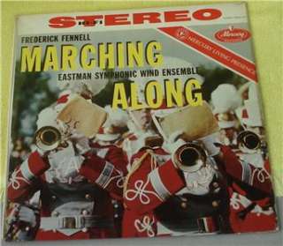 Marching Along, Eastman Wind Ensemble, Vintage LP 12? Record, NICE