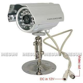 8CH H.264 500GB CCTV HDMI DVR System 8PCS 600TVL CCD Waterproof Day 