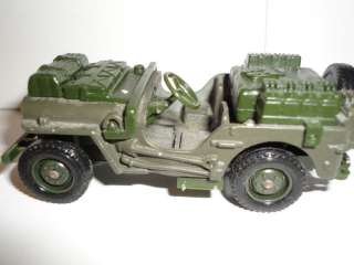 Vintage Die Cast, JEEP WILLYS, Military Vehicle, SOLIDO, FRANCE  