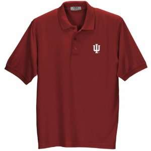    Indiana Hoosiers Cardinal Pique Polo Shirt
