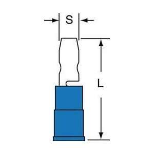  Male Bullet Disconnect,blue,pk1000   3M 