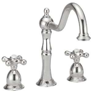   Handle Kitchen Faucet with Metal Cross Handles N13