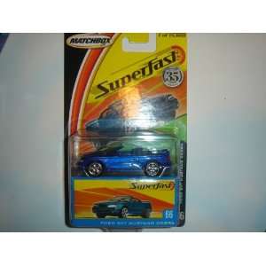   2004 Matchbox Superfast Ford SVT Mustang Cobra Blue #66 Toys & Games