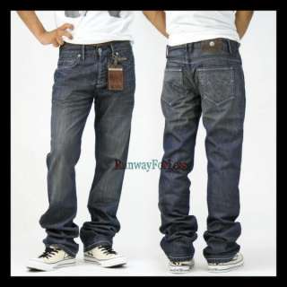 ANTIK DENIM Bronson MJT21179 Whiskered Stitching Pockets Jeans 42 x 34 