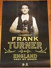 Frank Turner POSTER England Keep My Bones tour million