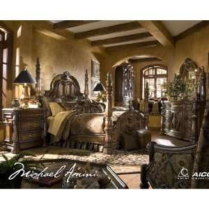   Vizcaya Poster Bedroom Set (Queen) by Aico Furniture