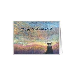  birthday card, border collie, dog, 22, Card Toys & Games