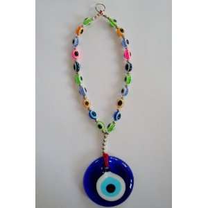  Hand Made Beautiful Evil Eye Bead & Glass Evil Eye Wall 
