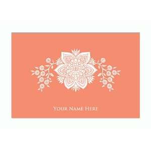  Personalized Stationery Note Cards with French Floral 
