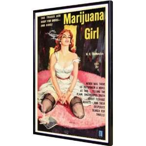  Marijuana Girl 11x17 Framed Poster